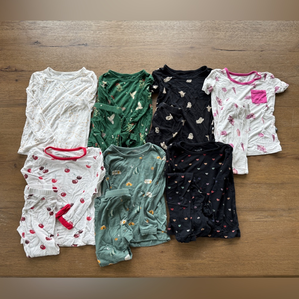 Kyte Baby Set of 7 Pajamas size 2T